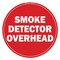 Signmission Smoke Detector Overhead 16in Non-Slip Floor Marker, 16" x 16", FD-2-C-16-99888 FD-2-C-16-99888 - alternate 1